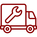 camion de livraison red 128 - Dépannage, remorquage, réparation