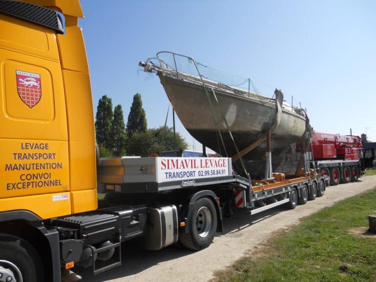 transport exceptionnel de bateaux et structures marines en bretagne 1 - Saint-Malo, Rennes, Bretagne Transport exceptionnel de bateaux et structures marines en Bretagne 1